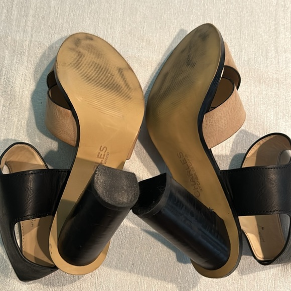 Charles by Charles David Juant Women’s Strap Chunky Heels Size 8 Like new - Picture 10 of 11